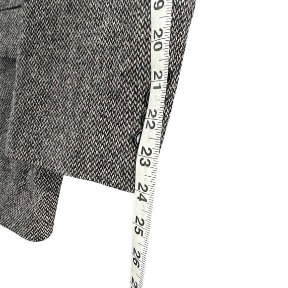 Lands End Sport Coat Jacket Mens 41R Gray Lambswool Tweed Lined Classic Business - Picture 13 of 16